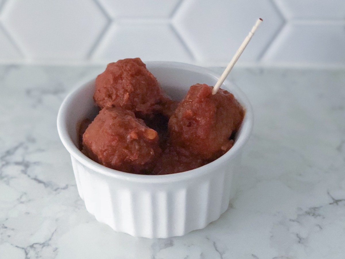 Spicy Cranberry Meatballs